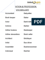 Occupation & Profession Vocabulary 1-20