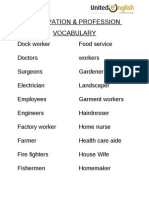 Occupation & Profession Vocabulary 41-60