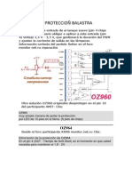 Desactivar Proteccioñ Balastra