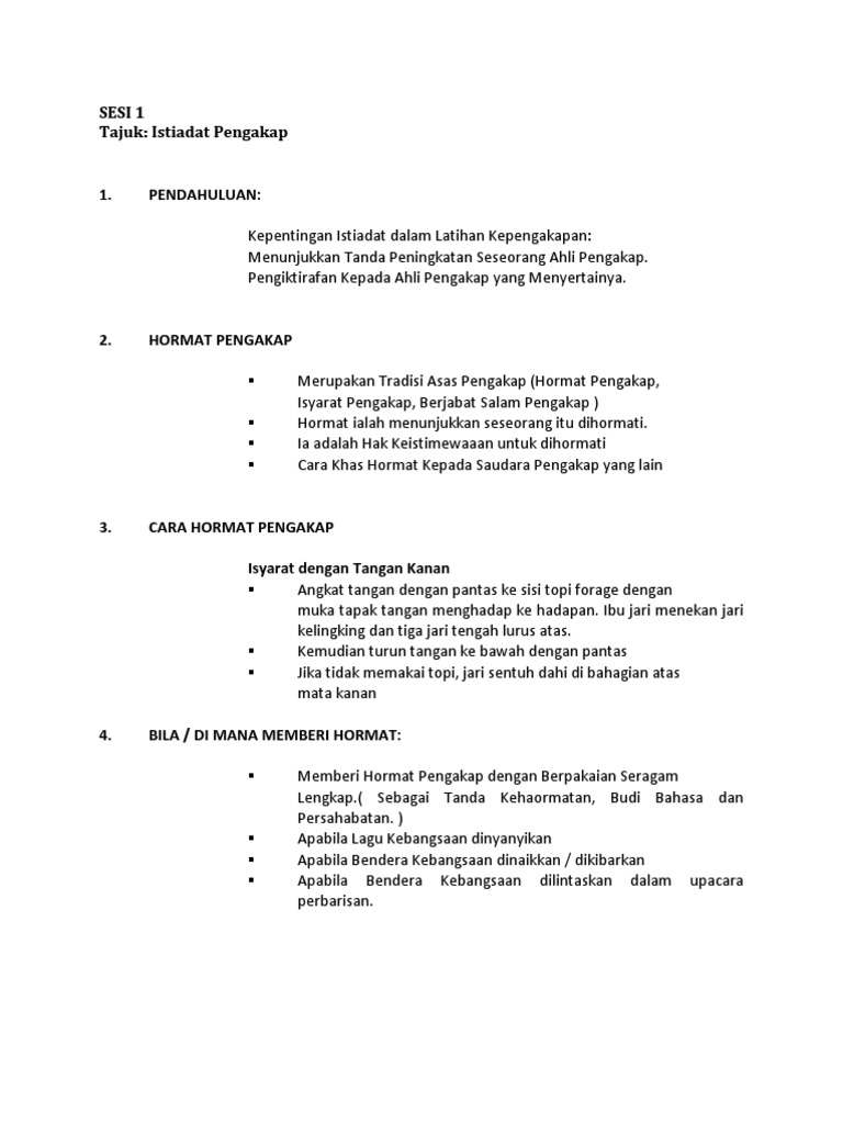1 Istiadat Pengakap Done Pdf
