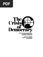 The Crisis of Democracy