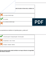 Frente a qué luz del semáforo podrá circular en línea recta