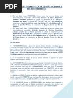 Contrato de Cessão de Posse  Exame  Lei das Obrigações