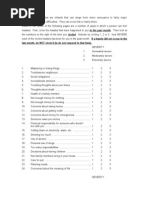 Lecture 2 Daily Hassles Scale