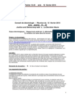 Avis Du Conseil de Déontologie Journalistique: Justice and Democracy C. La Dernière Heure