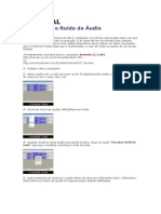 TUTORIAL - Retirar Ruido Com Audacity