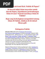 Download Sejarah Islam Di Fakfak by h4rryv1ctor SN208278811 doc pdf
