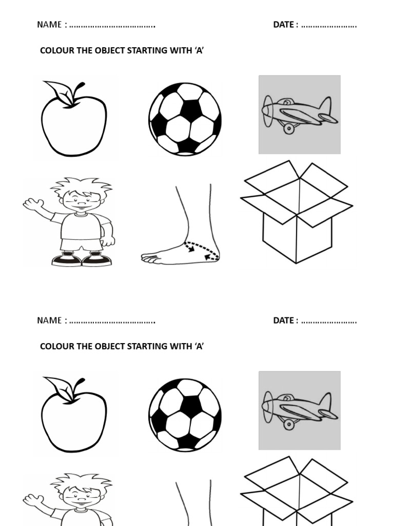 Color Objects Starting with A | PDF | Home & Garden | Art