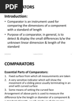 Mechanical Comparators