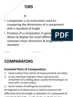 Mechanical Comparators