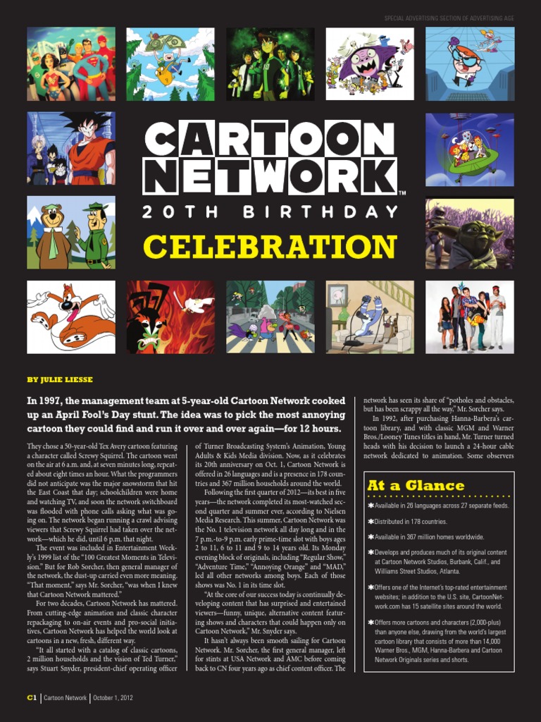 Cartoon Network Turns 20 | PDF | Games & Activities