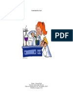 Calorimetry Lab Report