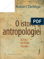 Robert Deliege - O Istorie a Antropologiei