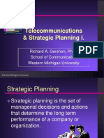 Strategic Planning I