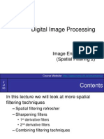 Digital Image Processing: Image Enhancement (Spatial Filtering 2)