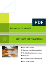 Aluation OF Shares