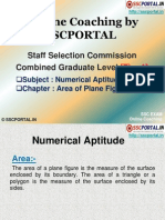 SSC CGL Numerical Aptitude Area of Plane Figures