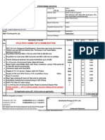 Pole With 100Mm Top & 200Mm Bottom: Proforma Invoice