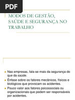 MODOS DE GESTÃO, SAÚDE E SEGURANÇA.ppt