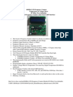 60MHz LCD Frequency Counter