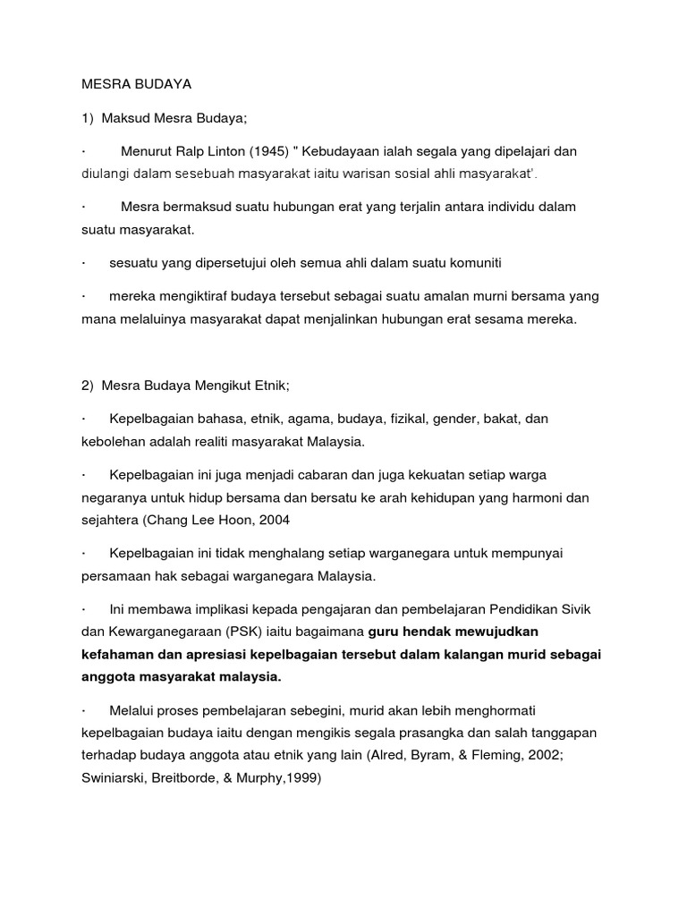 Mesra Budaya Pdf