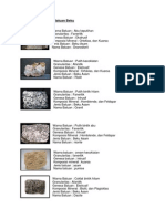 Format Deskripsi Batuan Beku