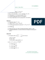 2 Simulare Bac Xi