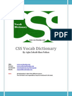 CSS English Vocab Book