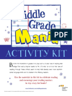 Spring 2014 Middle Grade Mania Activity Kit