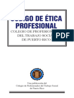 Codigo de Etica Profesional Del Trabajador Social en Puerto Rico