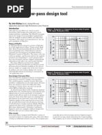 TI - FilterPro Low-Pass Design Tool