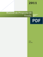 Manual Proposta de Vendas