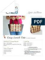 Sewing Pattern - Lunch Tote