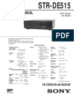 Sony STR-DE515 Service PDF