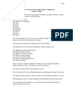 Conference Call of The Federal Open Market Committee On October 7, 2008