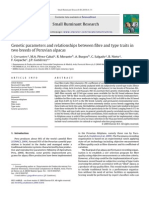 Genetic Parameters and Relationships Between Fibre and Type Traits In