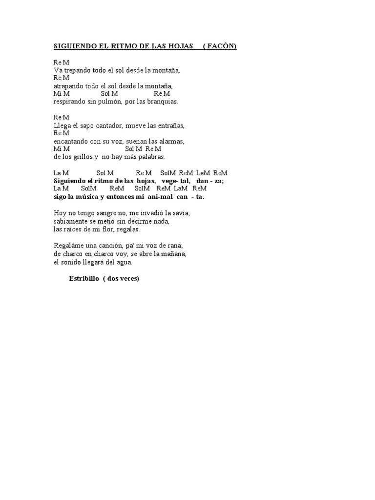 Siguiendo El Ritmo de Las Hojas | PDF | Arte