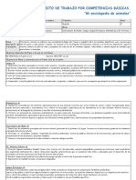 PROYECTO DE TRABAJO POR COMPETENCIAS BÁSICAS. Ana Galindo Mengíbar PDF