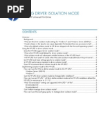 UPD Microsoft Driver Isolation Mode