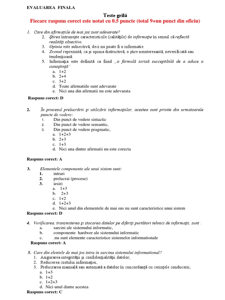 Teste TIC | PDF