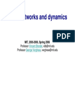 6.977 Networks and Dynamics: Professor, Vdb@mit - Edu Professor, Verghese@mit - Edu