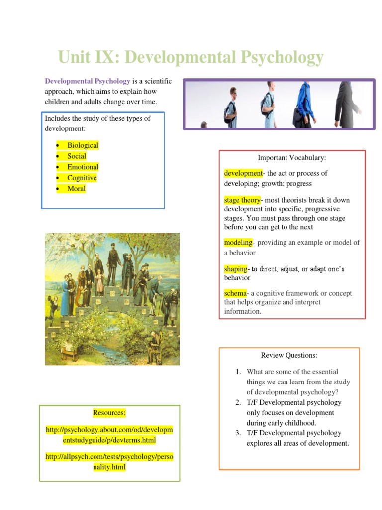 Developmental Psychology Study