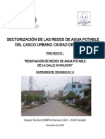 Renovación de Redes D Agua Potable de La Calle Ayacucho