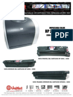 Recarga Toner HP 2500-2550 Uninet