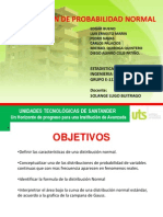 Presentacion DISTRIBUCION NORMAL PDF