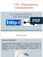 Unidad VI - Dispositivos de Comunicación - 6.3 Protocolos y Estándares