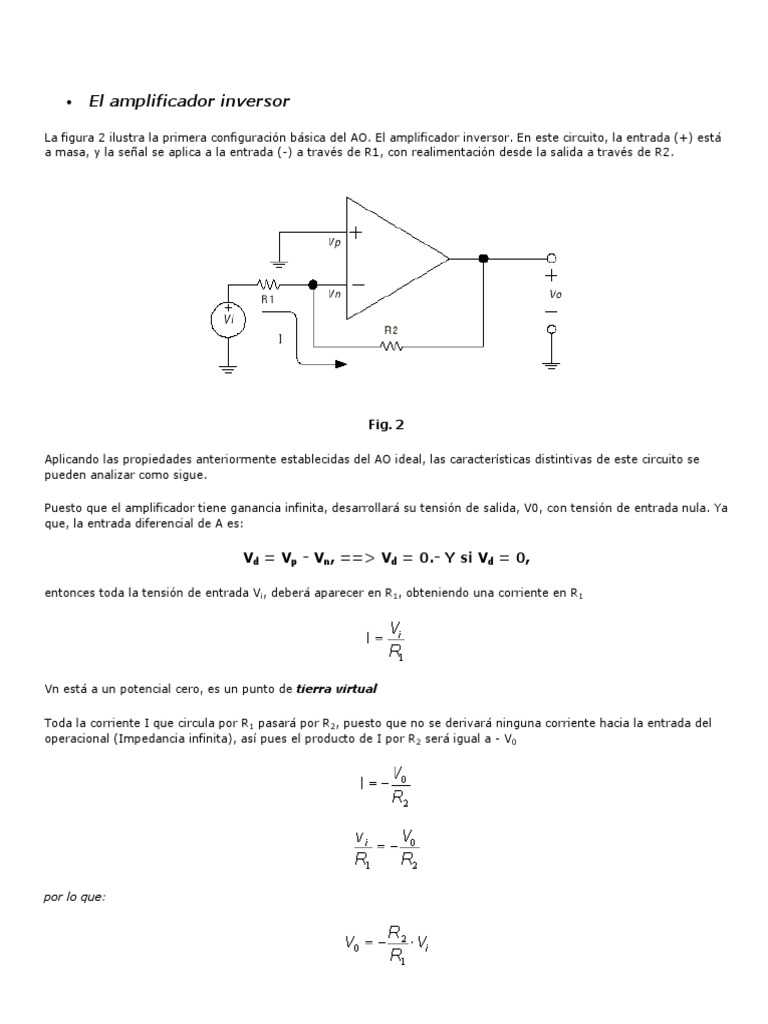 Configuraciones de Los Opams | PDF | Circuitos electrónicos | Electrónica