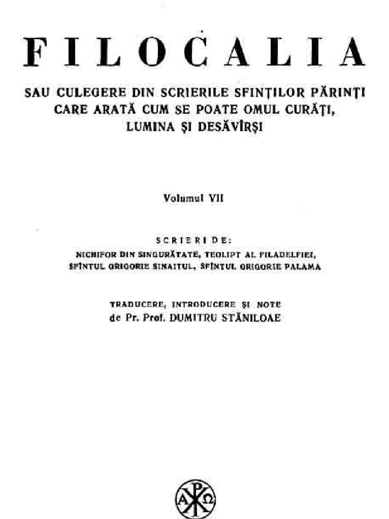 Filocalia Vol 7 | PDF