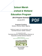 Suisun Marsh Ed Program Summary 2014 1 22 14