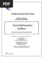 CAPE PureMath-Units 1 and 2